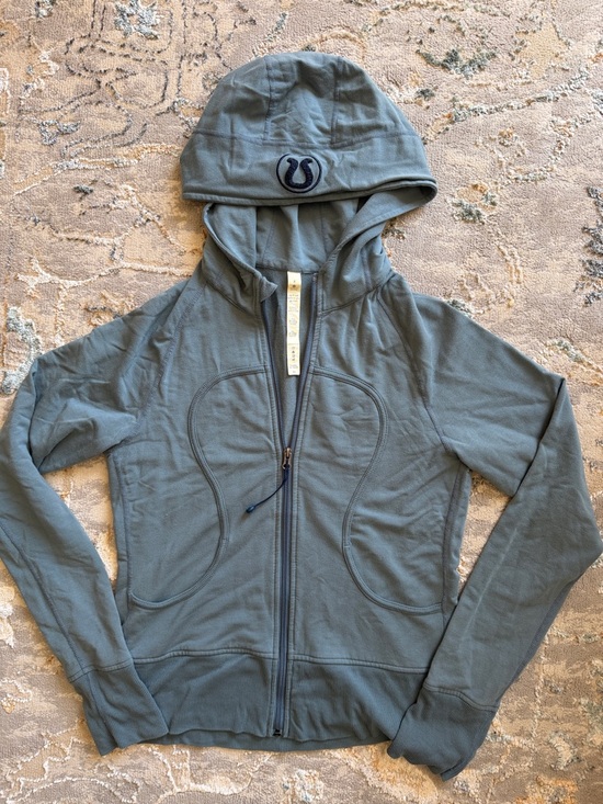 lululemon athletica Tops - lululemon athletica slate blue zip-up hoodie